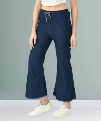 Ira Collections Flared Women Dark Blue, Light Blue, Black Jeans