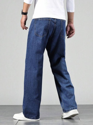 DYENE Loose Fit Men Dark Blue Jeans