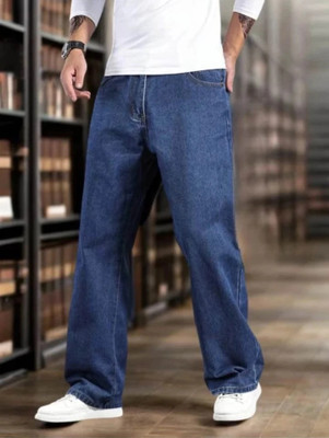 Zaba Denim Loose Fit Men Blue Jeans