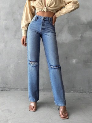 NUCOUTHS Regular Women Light Blue Jeans