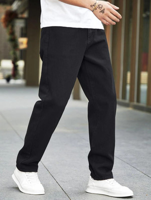 DENIM LOOK Relaxed Fit Men Black Jeans