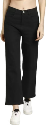 comfits Jogger Fit Women Black Jeans