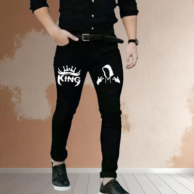 Stitch Factory Slim Men Black Jeans