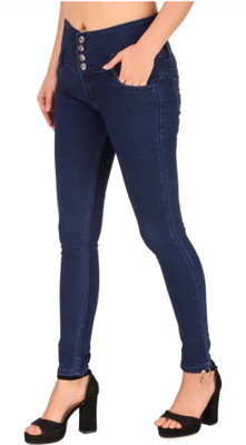 HouseOfCommon Skinny Women Dark Blue Jeans