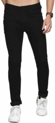 aayu fashion Tapered Fit Men Black Jeans