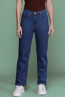 Drewin Boyfriend Women Dark Blue Jeans