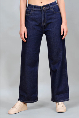 Drewin Boyfriend Women Dark Blue Jeans