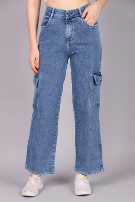 Ann Springs Boyfriend Women Blue Jeans