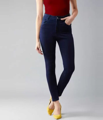 Herway Skinny Women Dark Blue Jeans