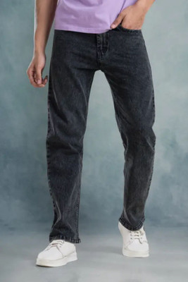 Flaring Regular Men Grey Jeans