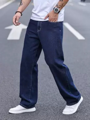 METRONAUT Loose Fit Men Dark Blue Jeans