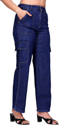 Curio thread Regular Women Dark Blue Jeans