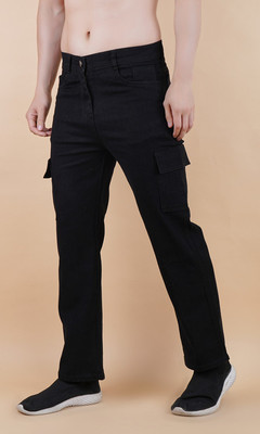 linaria Jogger Fit Men Black Jeans