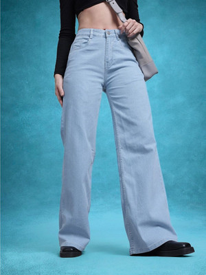 Shine World Boyfriend Women Light Blue Jeans