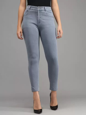 GEETU LOOKS Slim Women Grey Jeans