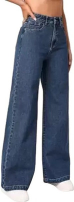 VK Fashion Straight Fit Women Dark Blue Jeans
