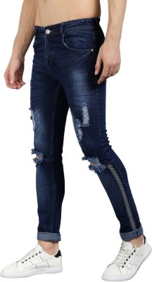 FUDE PRIDE Slim Men Dark Blue Jeans