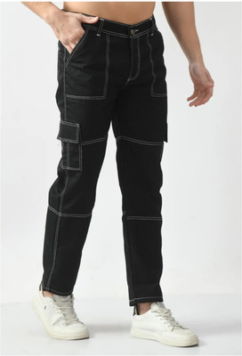 Maahit Jogger Fit Men Black Jeans