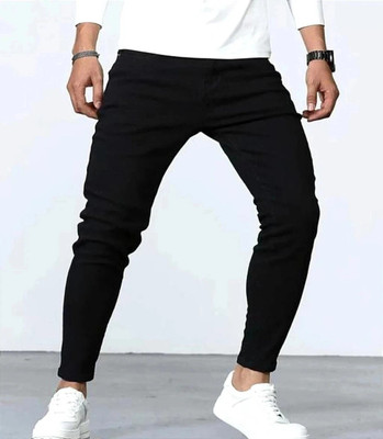 RAREONE Slim Men Black Jeans