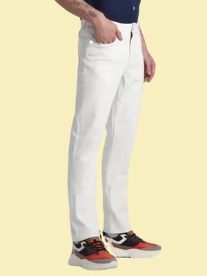 comfits Slim Men White Jeans