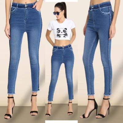 PERFECT FASHION Skinny Women Blue Jeans