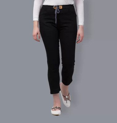 YAANU FASHHION Jogger Fit Women Black Jeans
