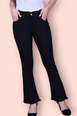 cnw Boot-Leg Women Black Jeans