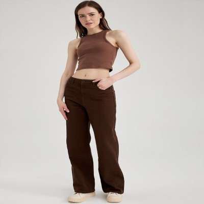 Perfect Outlet Regular Women Brown Jeans