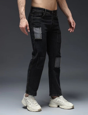 IRONSTIECH Regular Men Grey, Black Jeans
