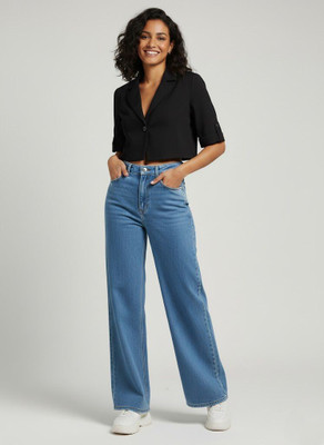 cnw Straight Fit Women Blue Jeans