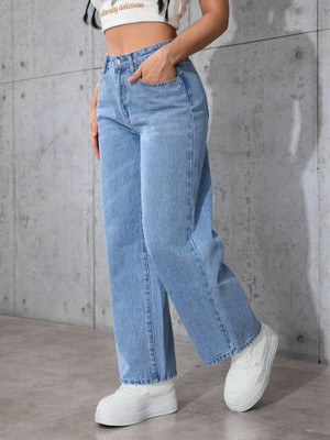 SS Fashion Hub Straight Fit Women Light Blue Jeans