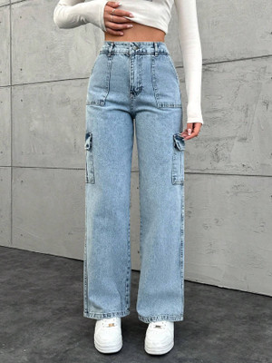 NUCOUTHS Regular Women Light Blue Jeans