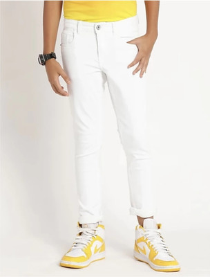 DDD COLLECTION Regular Boys White Jeans