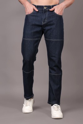 ZAYSH Relaxed Fit Men Dark Blue Jeans