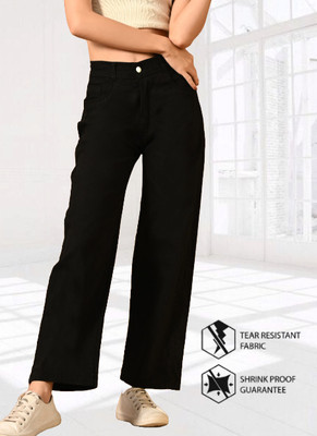Nalaka Loose Fit Women Black Jeans