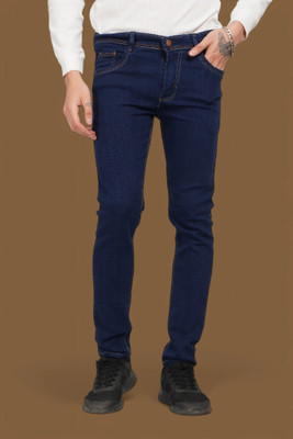 DEVIOUS Boyfriend Men Dark Blue Jeans