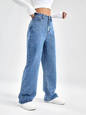 xwager Regular Women Light Blue Jeans