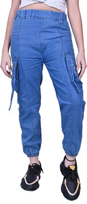 GEETU LOOKS Regular Girls Dark Blue Jeans