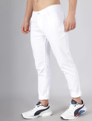 Star4well Slim Men White Jeans