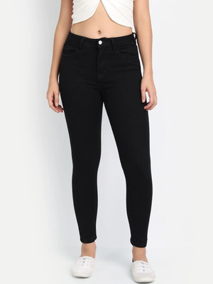 Herway Skinny Women Black Jeans