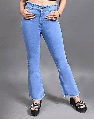 cnw Boot-Leg Women Blue Jeans