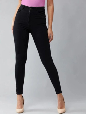 Rukmani Skinny Women Black Jeans