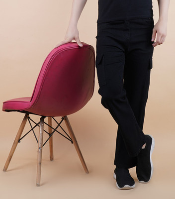 linaria Loose Fit Men Black Jeans