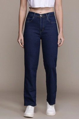 Drewin Boyfriend Women Dark Blue Jeans