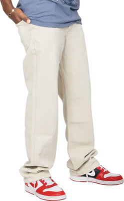 METRONAUT Relaxed Fit Men White Jeans