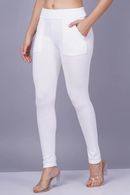 alliedecommerce White Jegging(Solid)
