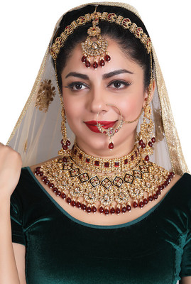 SHIVSHAKTI Alloy Gold-plated Multicolor Jewellery Set(Pack of 4)