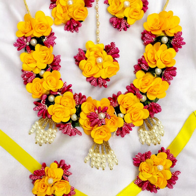 Shiv Fabric Multicolor Jewellery Set(Pack of 1)