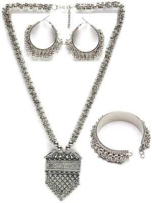 PUCHKOO Sterling Silver Silver Jewellery Set(Pack of 1)