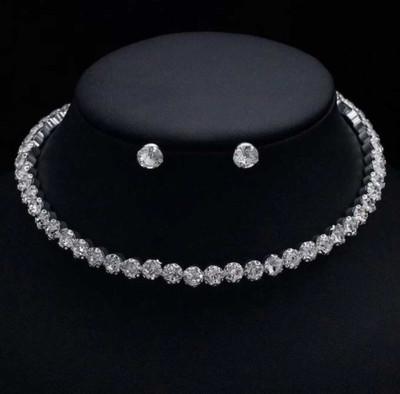 mohita collection Alloy Sterling Silver Silver Jewellery Set(Pack of 1)